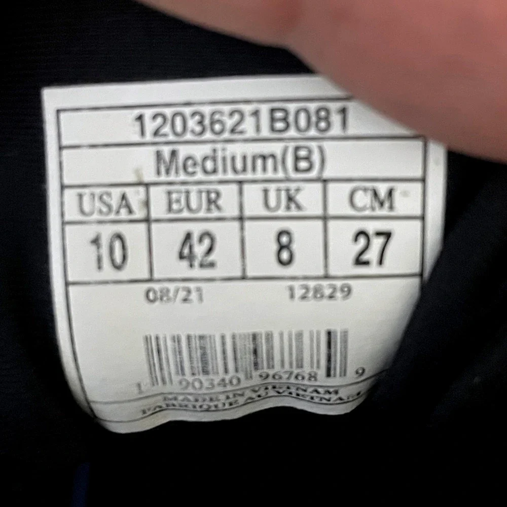 Brooks‎ Range 2 Black Grey Blue Running Shoes Womens 10 M 1203621B081 Sneaker